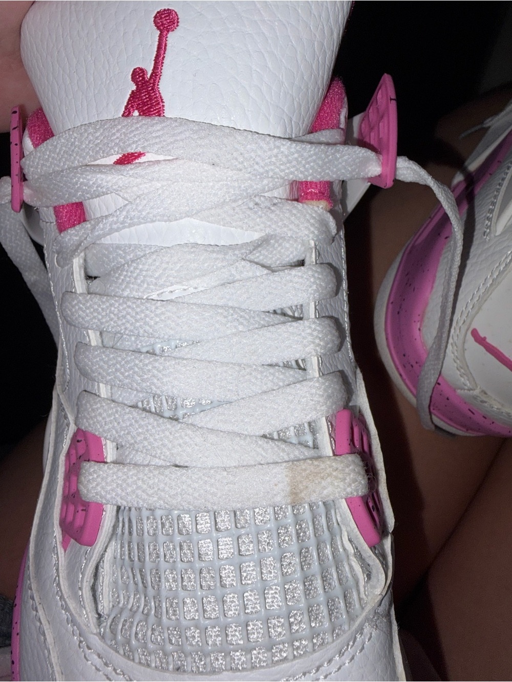 Jordan 4s Hyper Violet - Picture 4 of 5